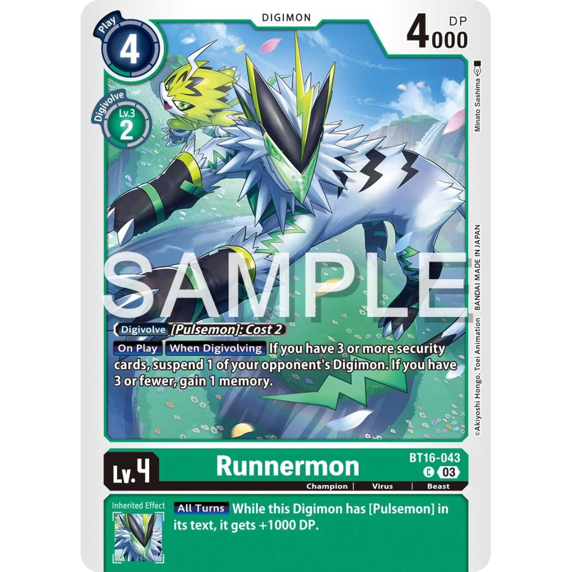Image for Runnermon (BT16-043 C) (BT16) - Digimon Card Game