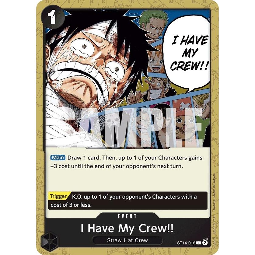 Image for I Have My Crew!! (ST14-016) (ST-14) - One Piece Card Game