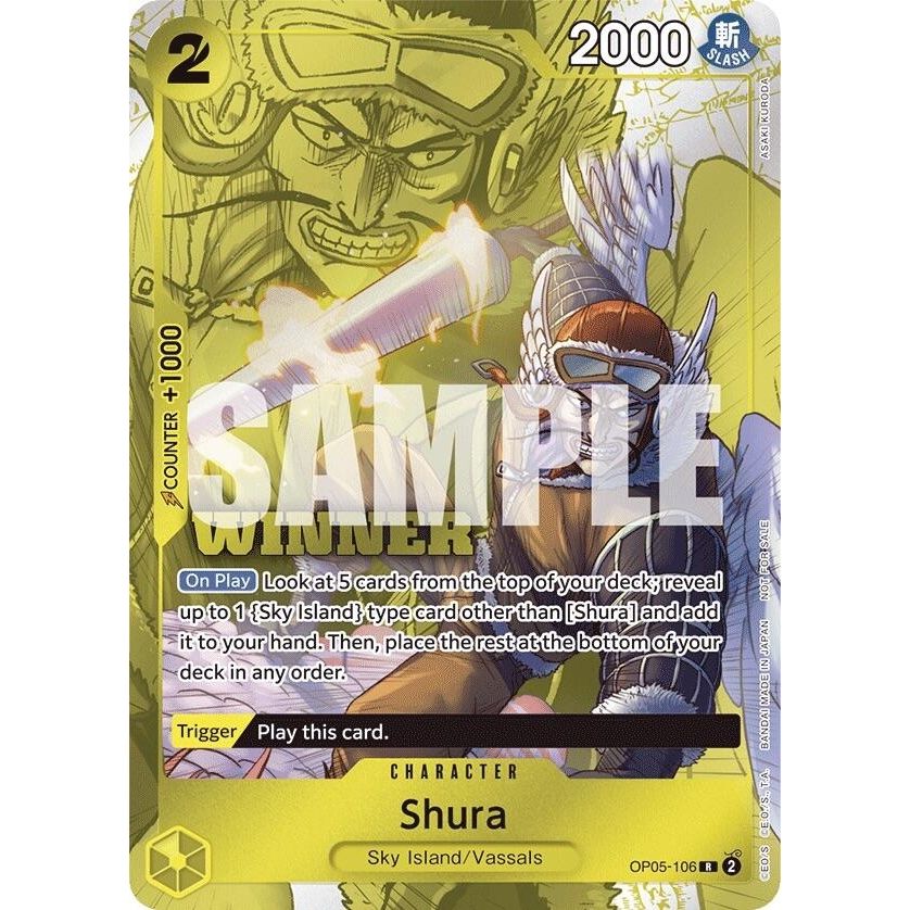 Image for Shura (Winner Pack Vol. 7) (OP05-106) (OP-PR) - One Piece Card Game
