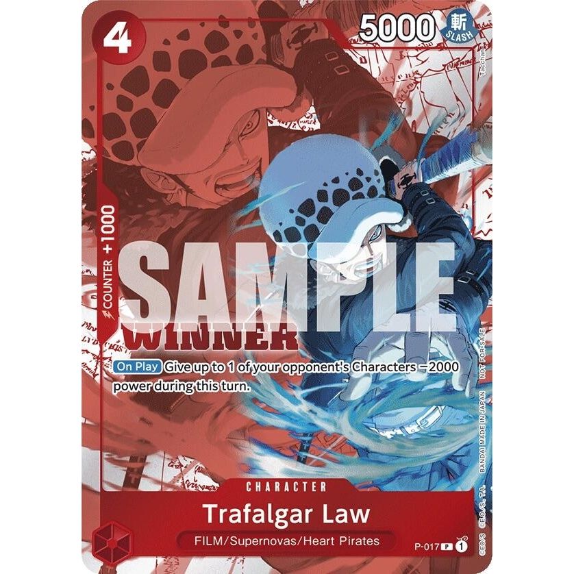 Image for Trafalgar Law (Winner Pack Vol. 7) (P-017) (OP-PR) - One Piece Card Game