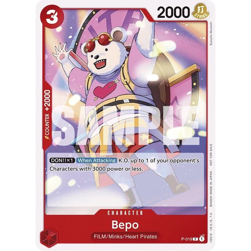Image for Bepo (Tournament Pack Vol. 7) (P-019) (OP-PR) - One Piece Card Game