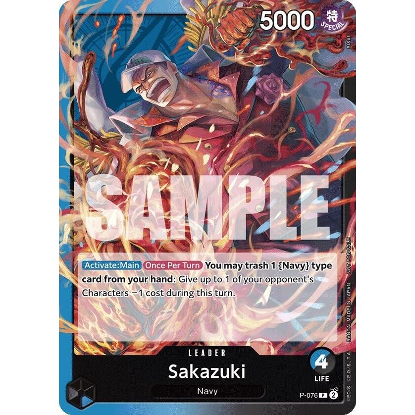 Image for Sakazuki (Pirates Party Vol. 7) (P-076) (OP-PR) - One Piece Card Game
