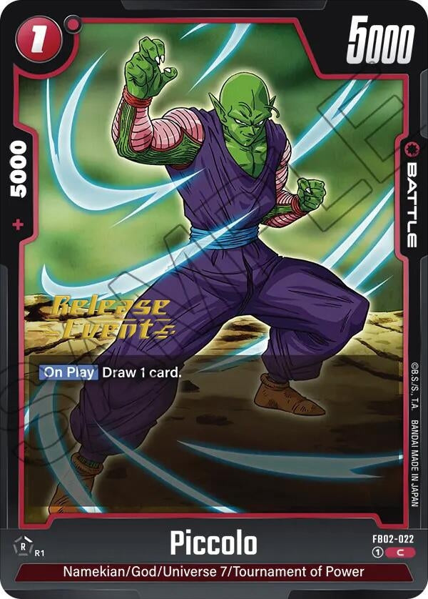 Image for Piccolo - FB02-022 (FB02-022) (FB02_PR) - Dragon Ball Super: Fusion World
