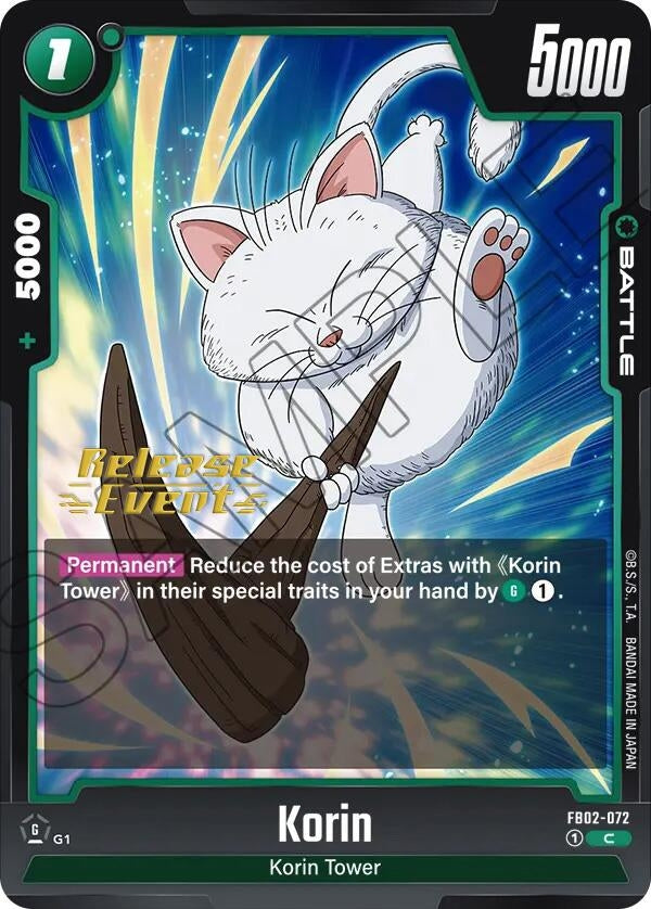 Image for Korin (FB02-072) (FB02_PR) - Dragon Ball Super: Fusion World