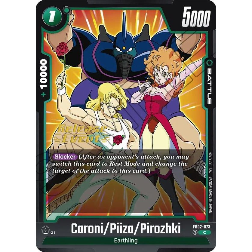 Image for Caroni/Piiza/Pirozhki (FB02-073) (FB02_PR) - Dragon Ball Super: Fusion World