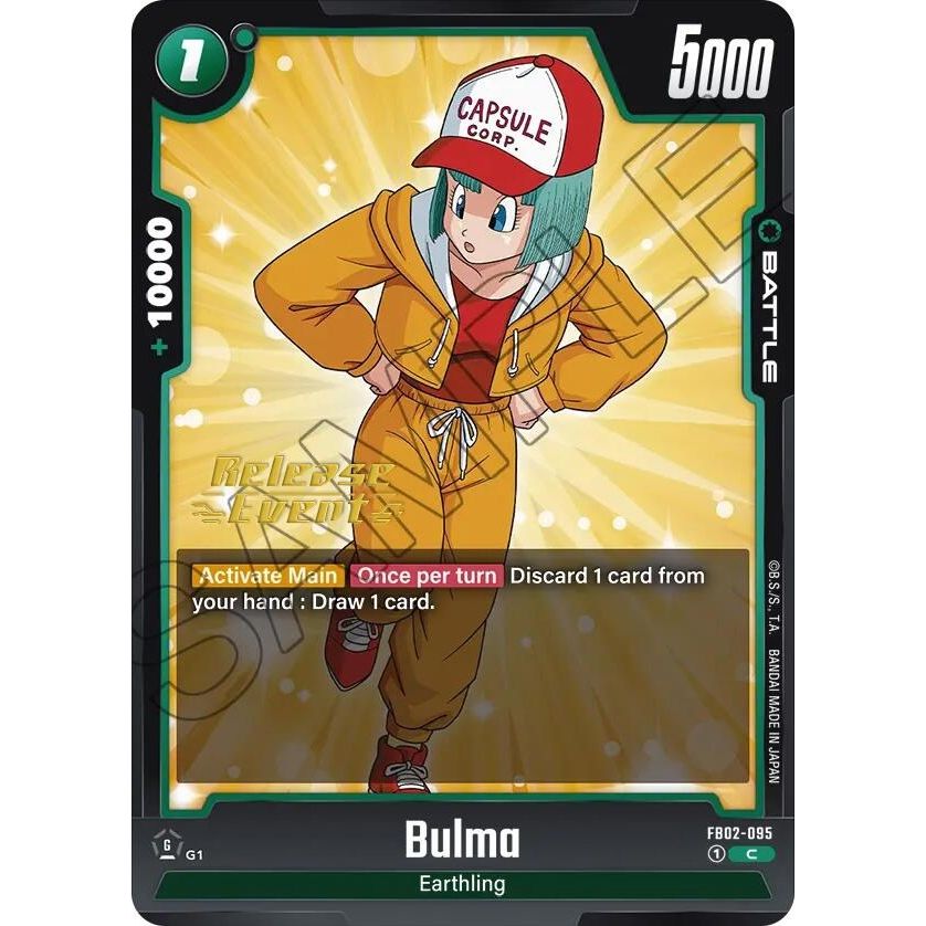 Image for Bulma - FB02-095 (FB02-095) (FB02_PR) - Dragon Ball Super: Fusion World
