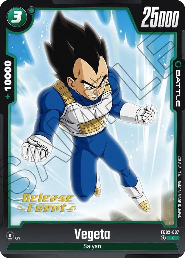 Image for Vegeta - FB02-097 (FB02-097) (FB02_PR) - Dragon Ball Super: Fusion World