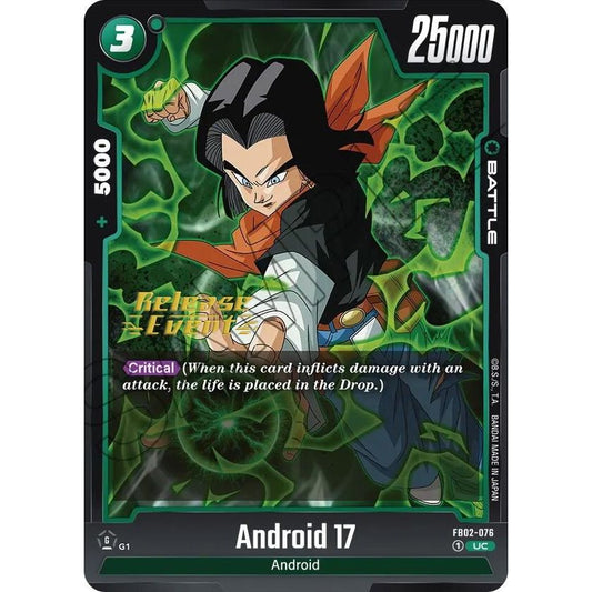 Image for Android 17 - FB02-076 (FB02-076) (FB02_PR) - Dragon Ball Super: Fusion World