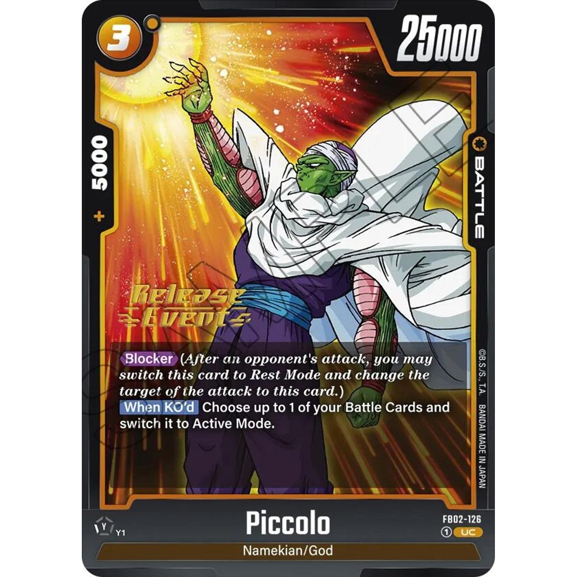 Image for Piccolo - FB02-126 (FB02-126) (FB02_PR) - Dragon Ball Super: Fusion World