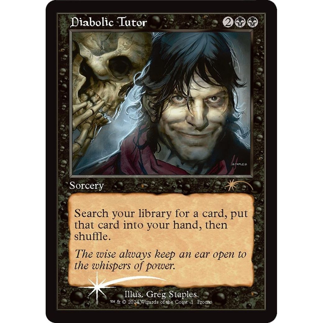 Image for Diabolic Tutor (1) (WPN) - Magic: The Gathering