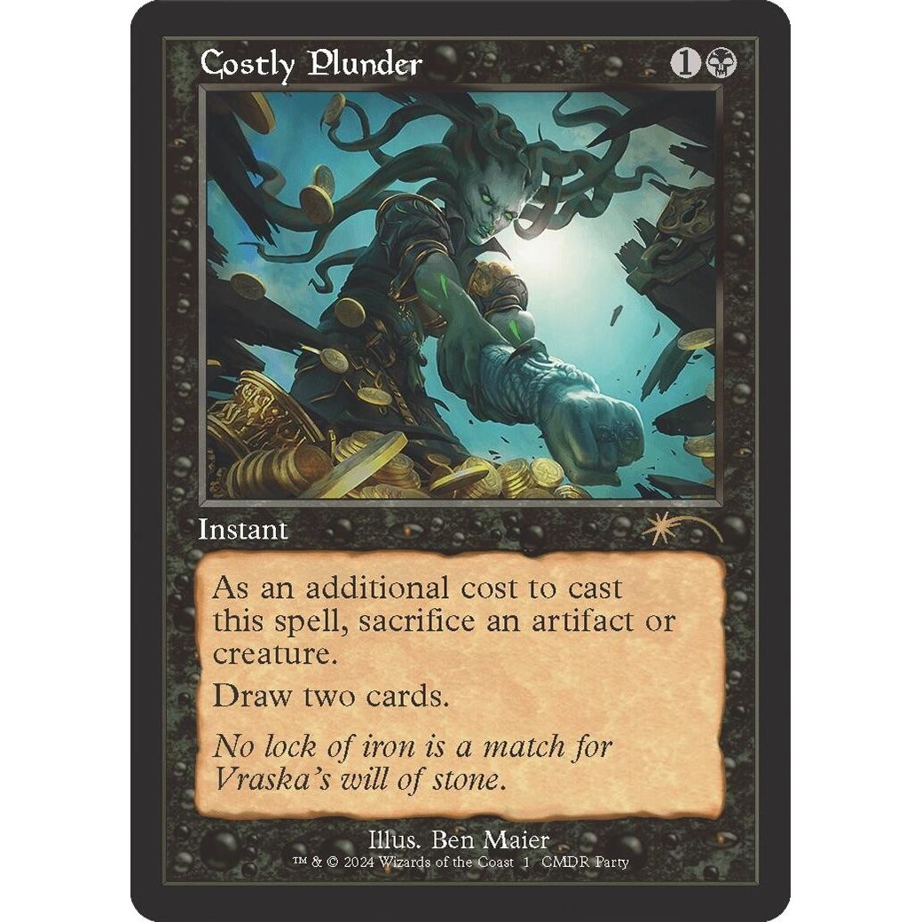 Image for Costly Plunder (Retro Frame) (1) (WPN) - Magic: The Gathering