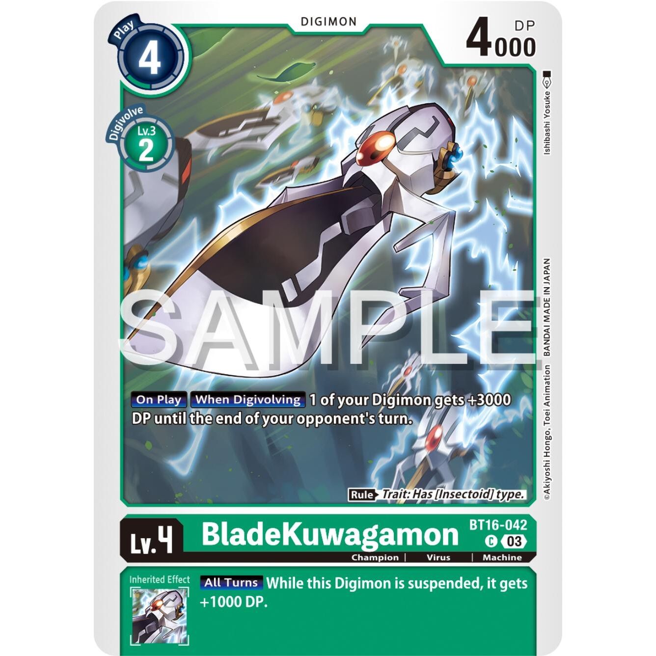 Image for BladeKuwagamon (BT16-042 C) (BT16) - Digimon Card Game