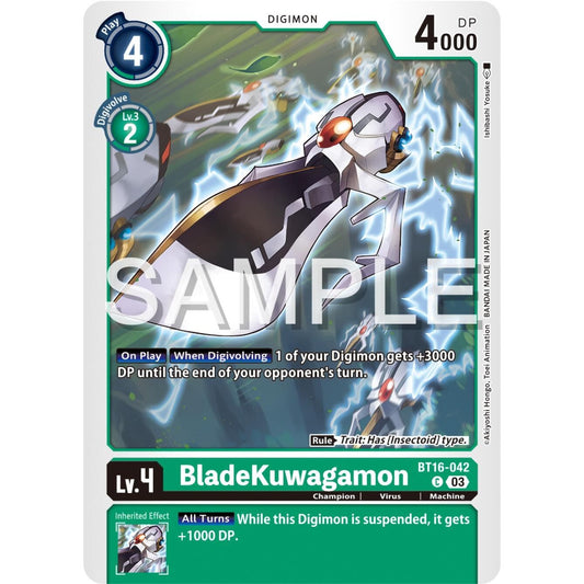 Image for BladeKuwagamon (BT16-042 C) (BT16) - Digimon Card Game