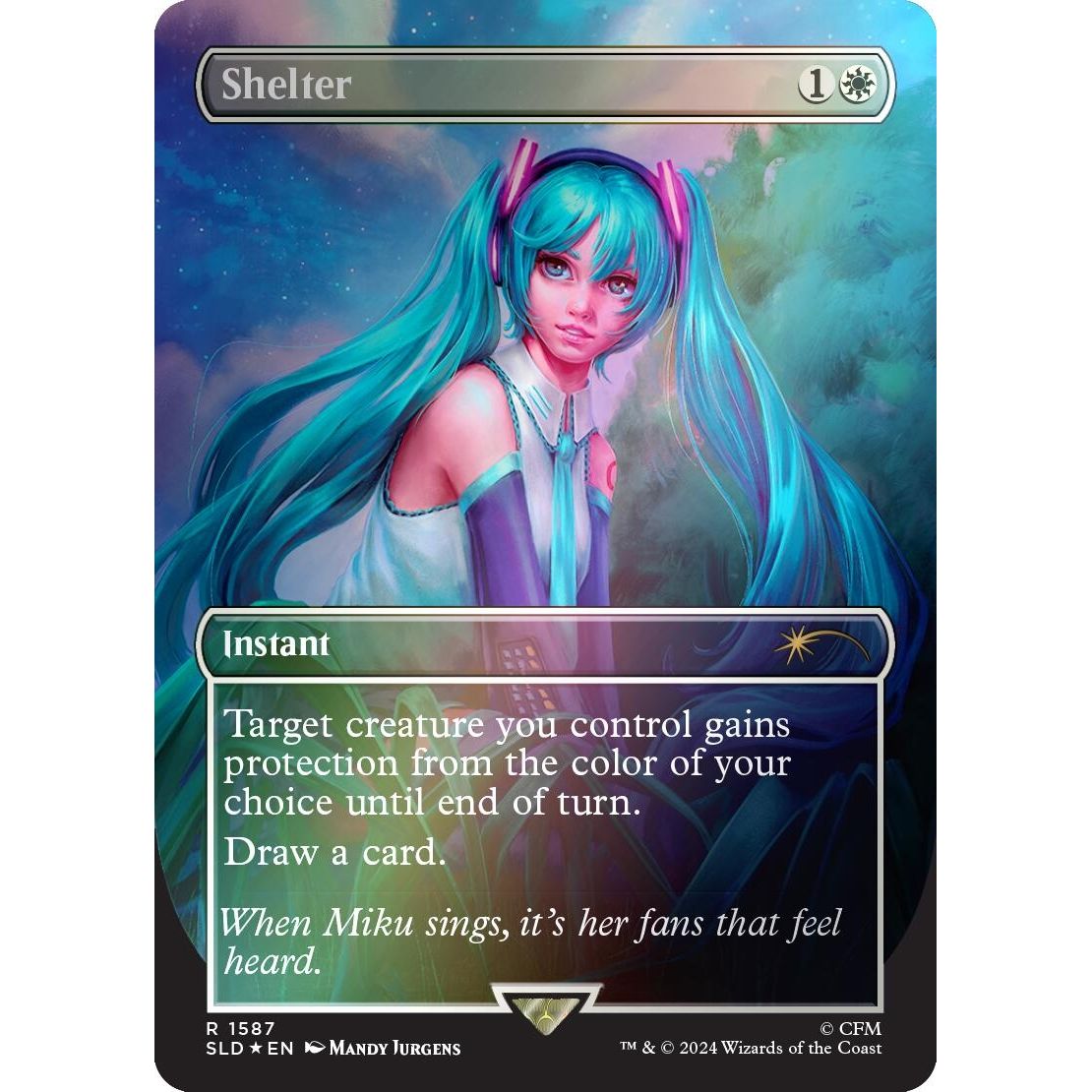 Image for Shelter (Rainbow Foil) (1587) (SLD) - Magic: The Gathering