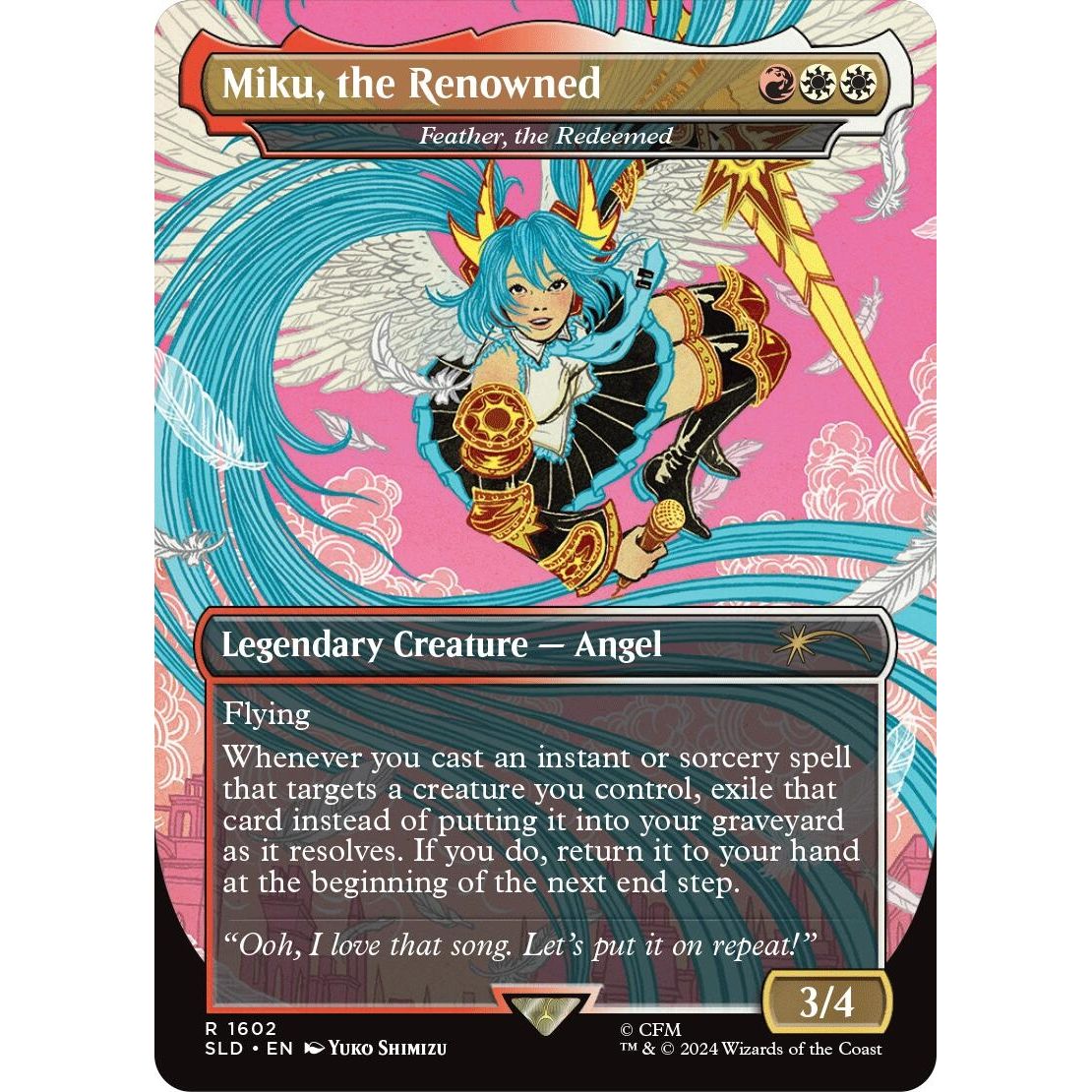 Image for Miku, the Renowned - Feather, the Redeemed (1602) (SLD) - Magic: The Gathering