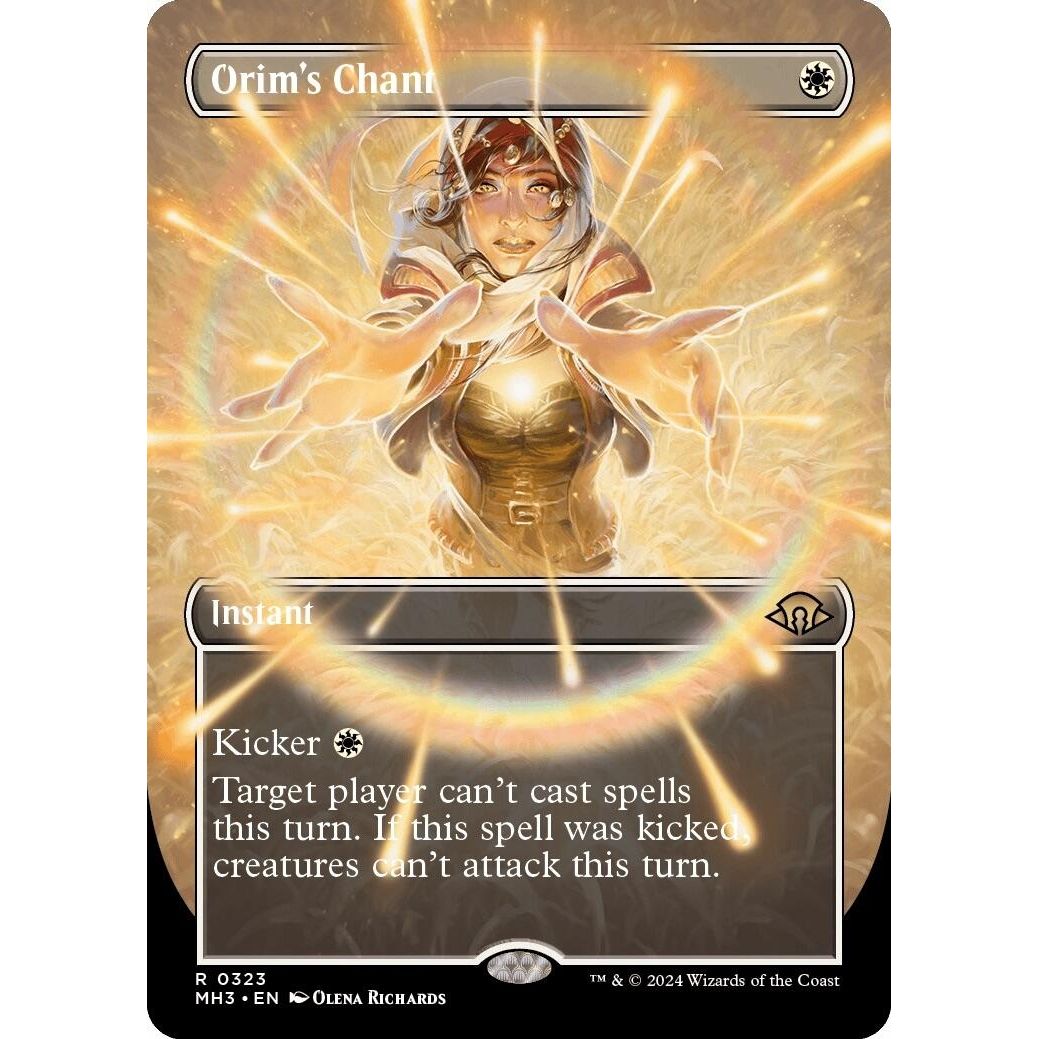 Image for Orim's Chant (Borderless) (323) (MH3) - Magic: The Gathering