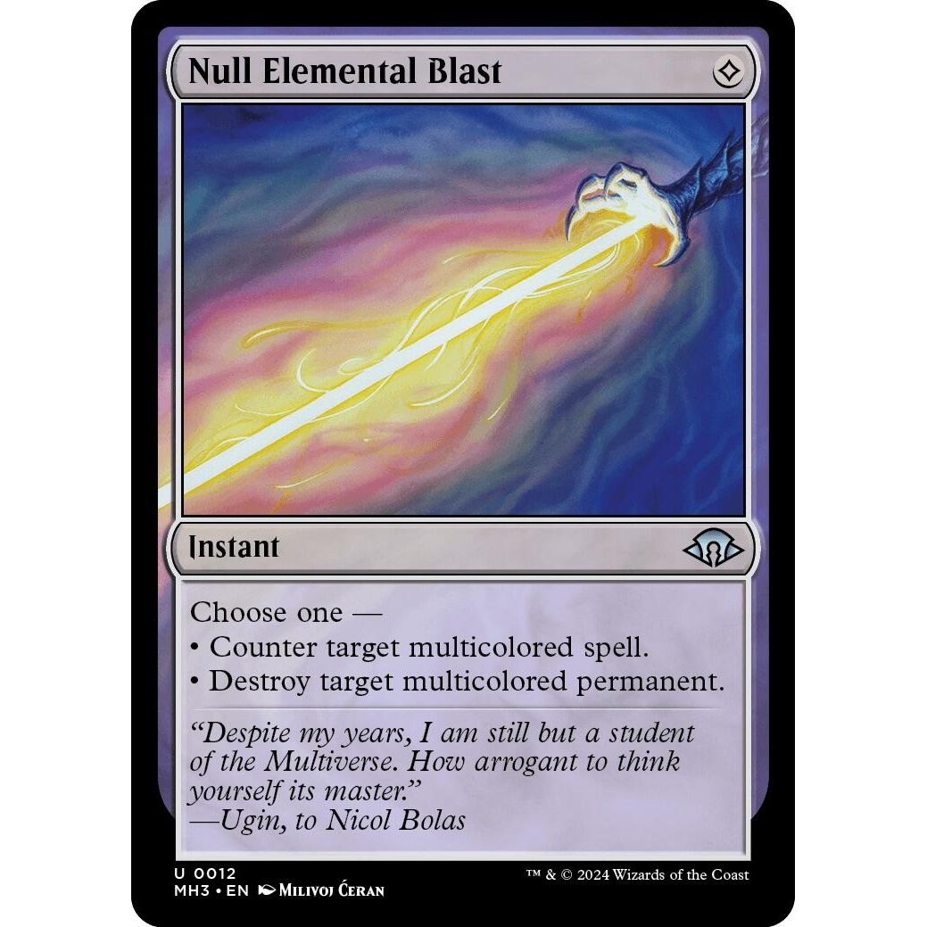 Image for Null Elemental Blast (12) (MH3) - Magic: The Gathering