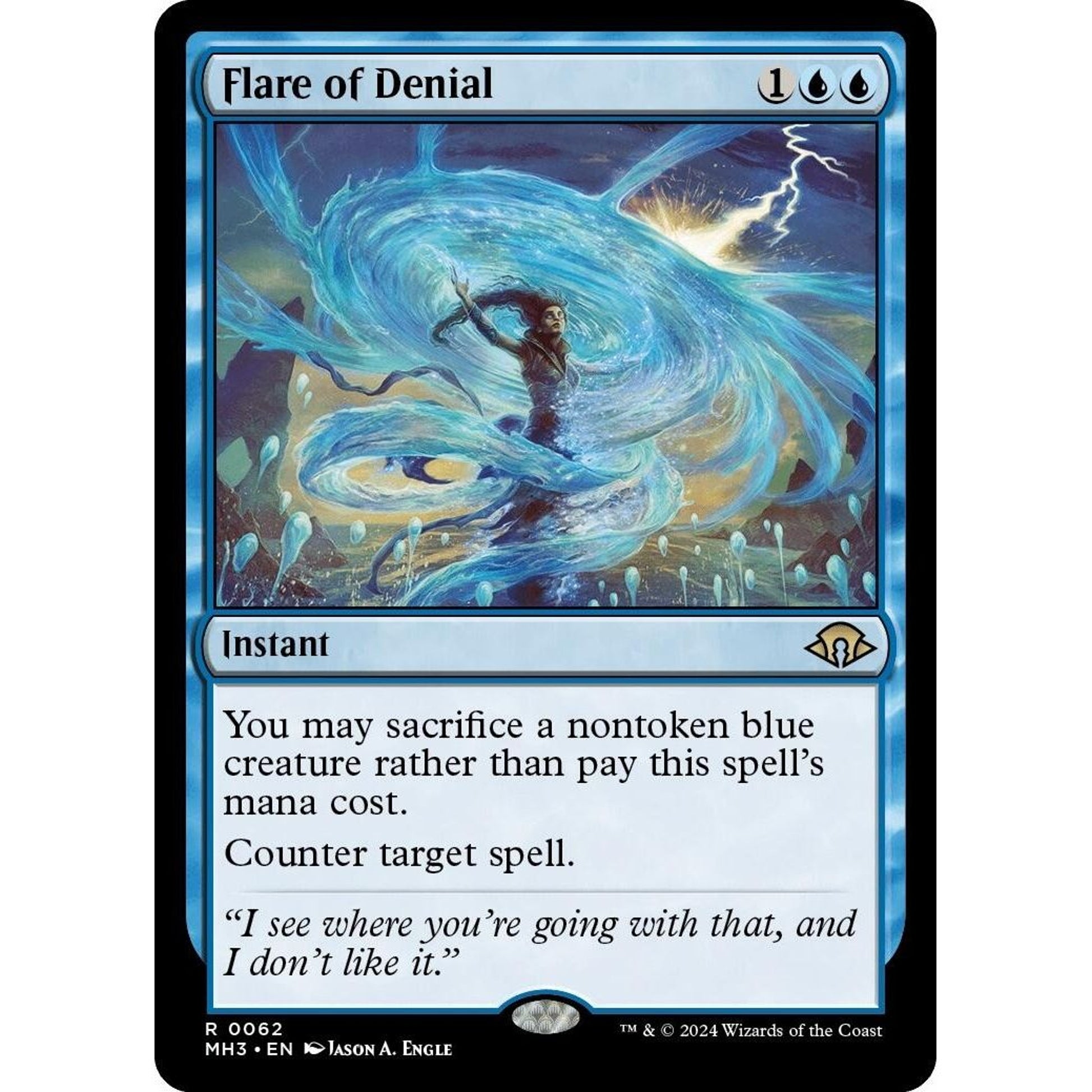 Image for Flare of Denial (62) (MH3) - Magic: The Gathering