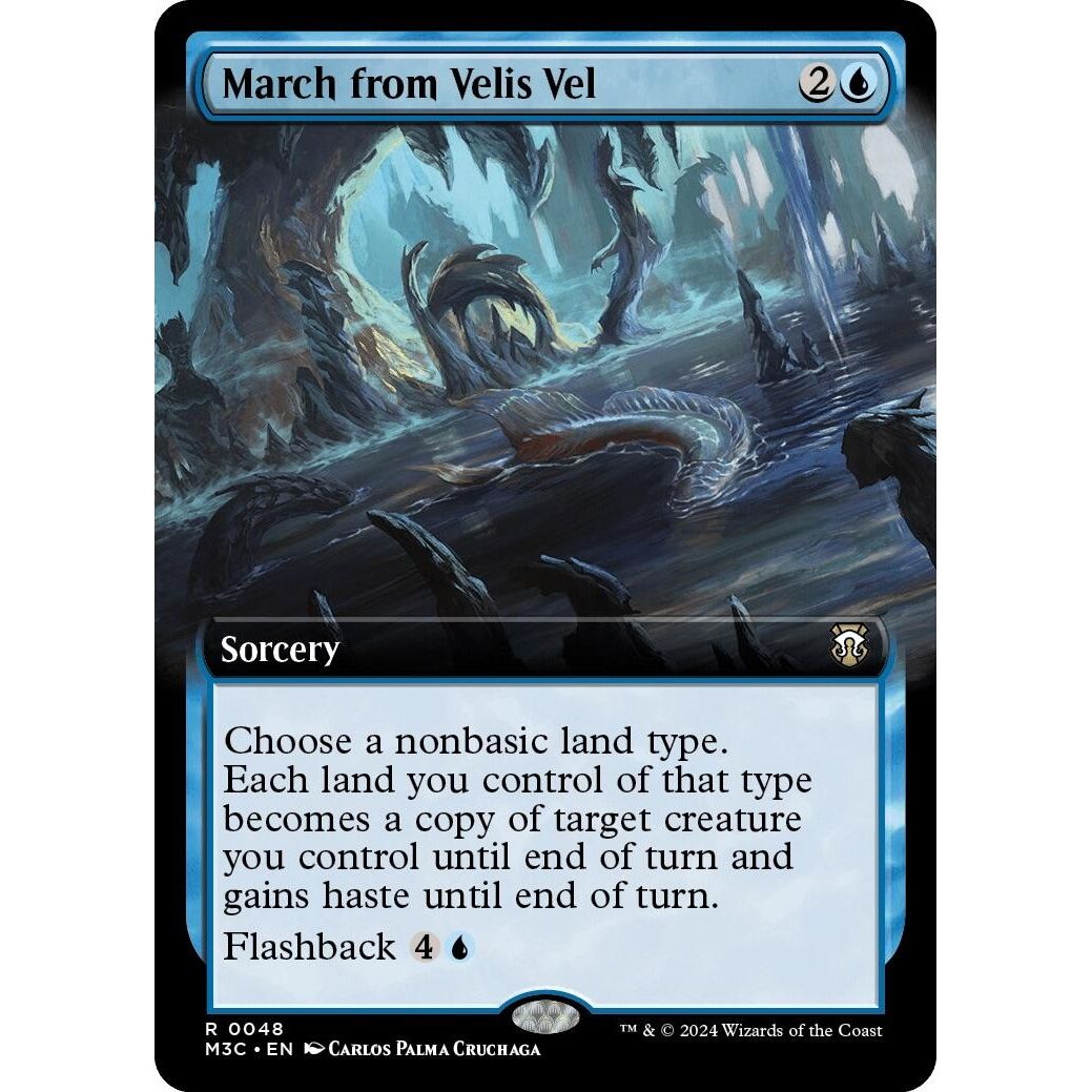 Image for March from Velis Vel (Extended Art) (48) (M3C) - Magic: The Gathering