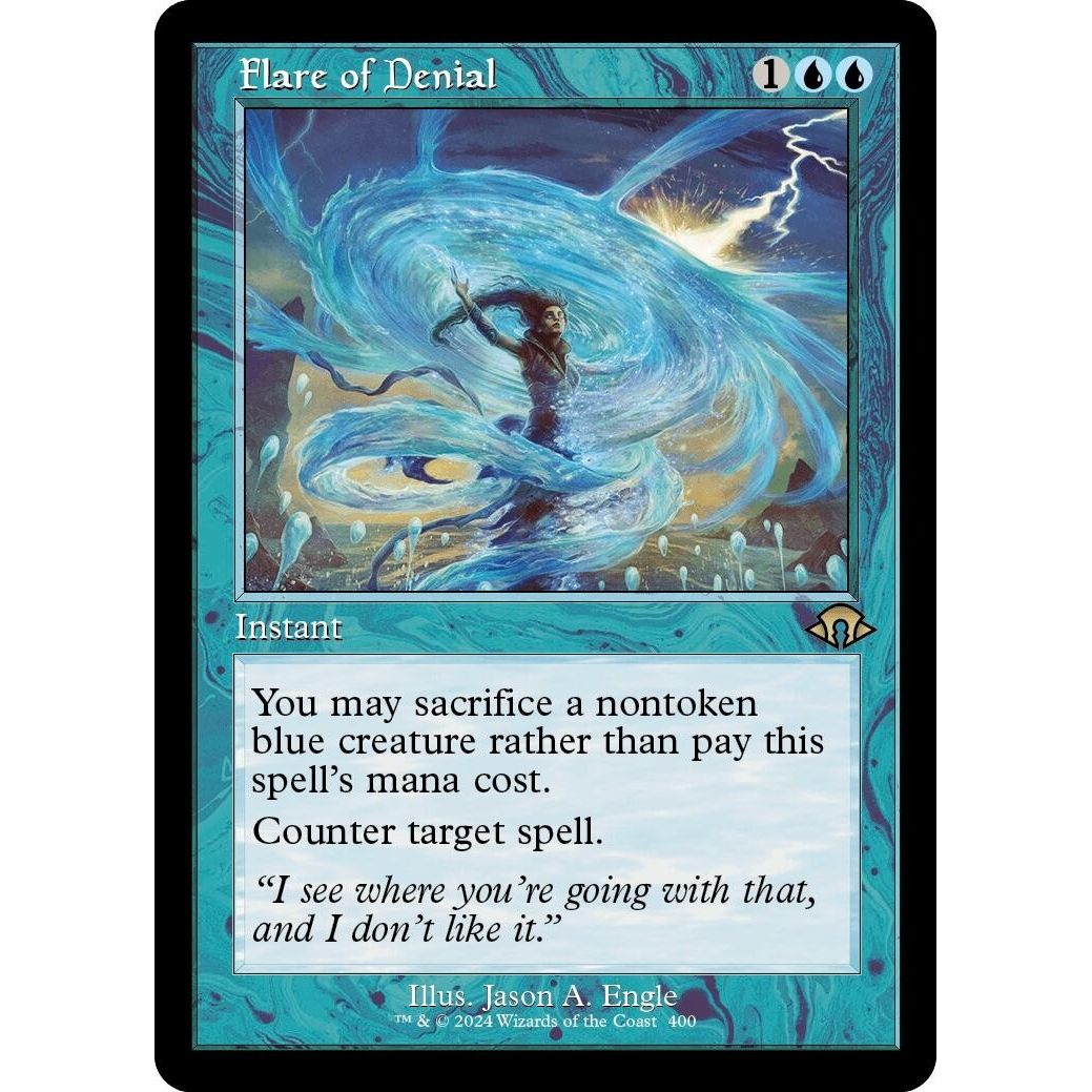 Image for Flare of Denial (Retro Frame) (400) (MH3) - Magic: The Gathering