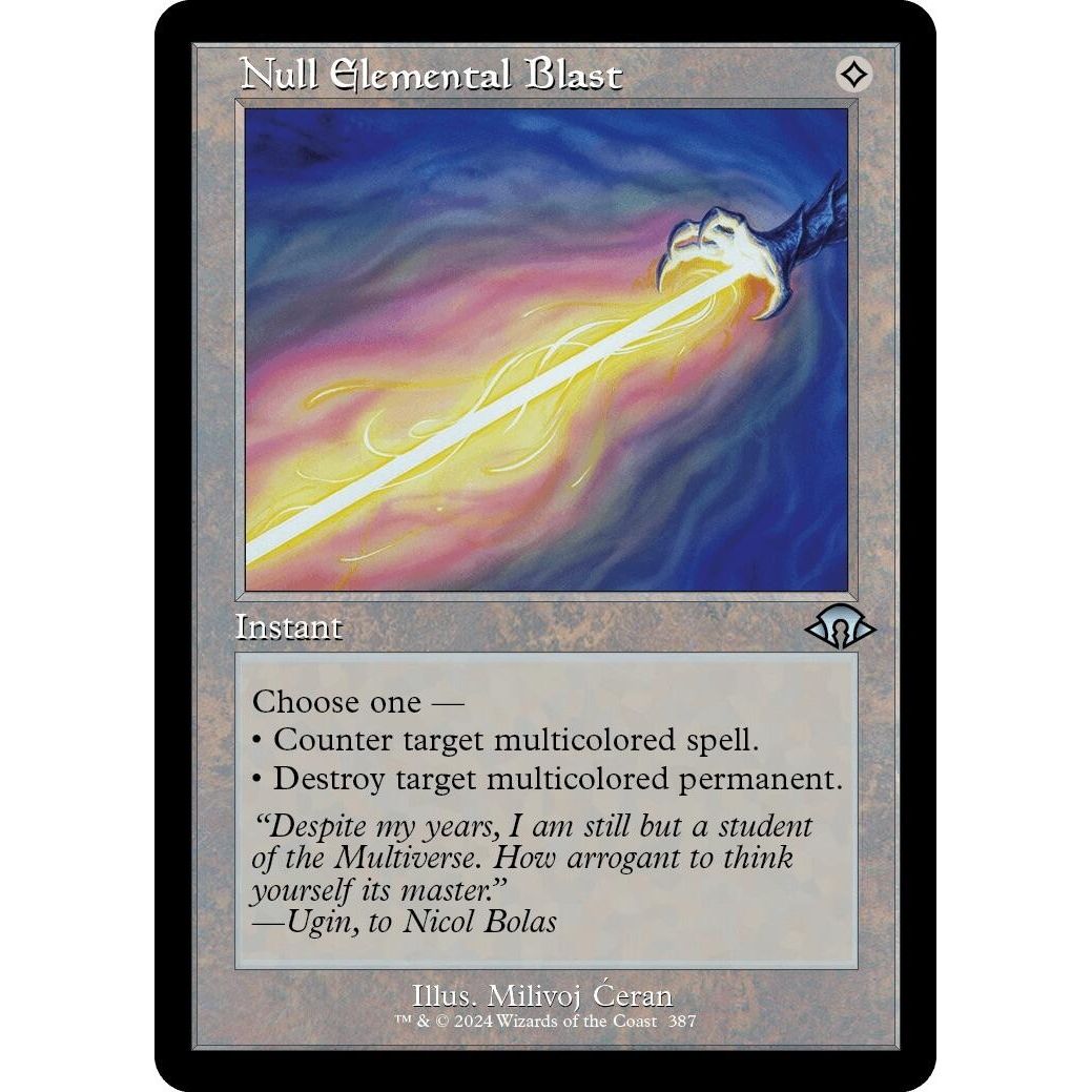 Image for Null Elemental Blast (Retro Frame) (387) (MH3) - Magic: The Gathering