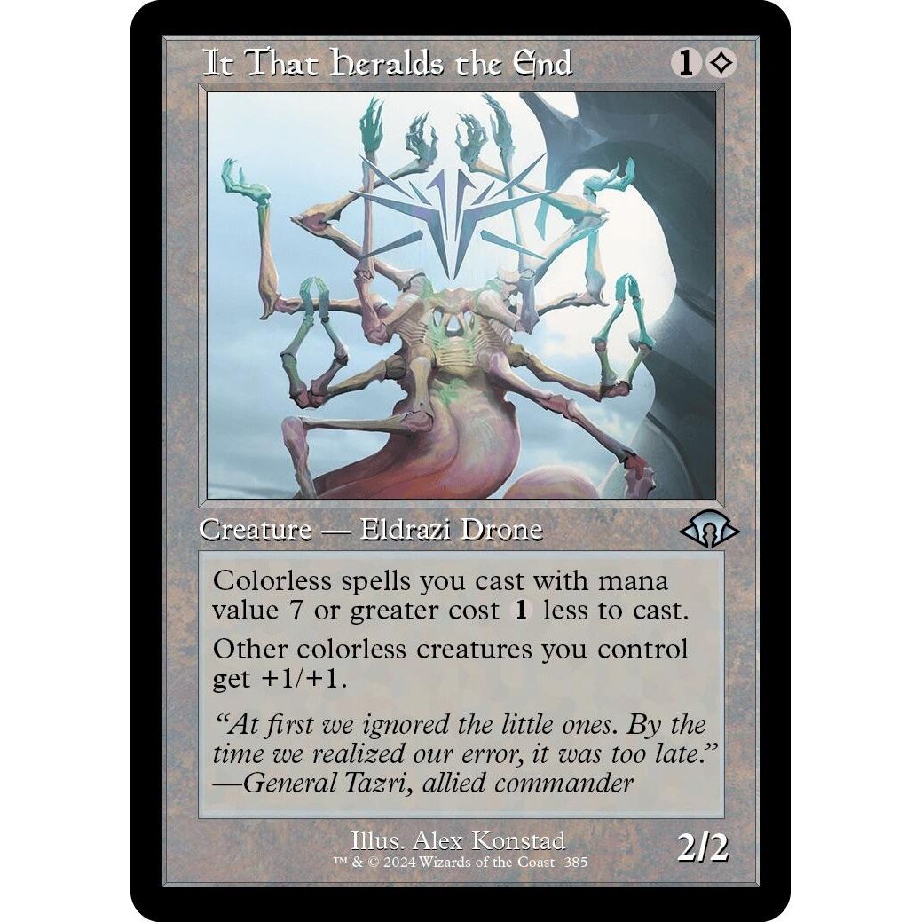 Image for It That Heralds the End (Retro Frame) (385) (MH3) - Magic: The Gathering