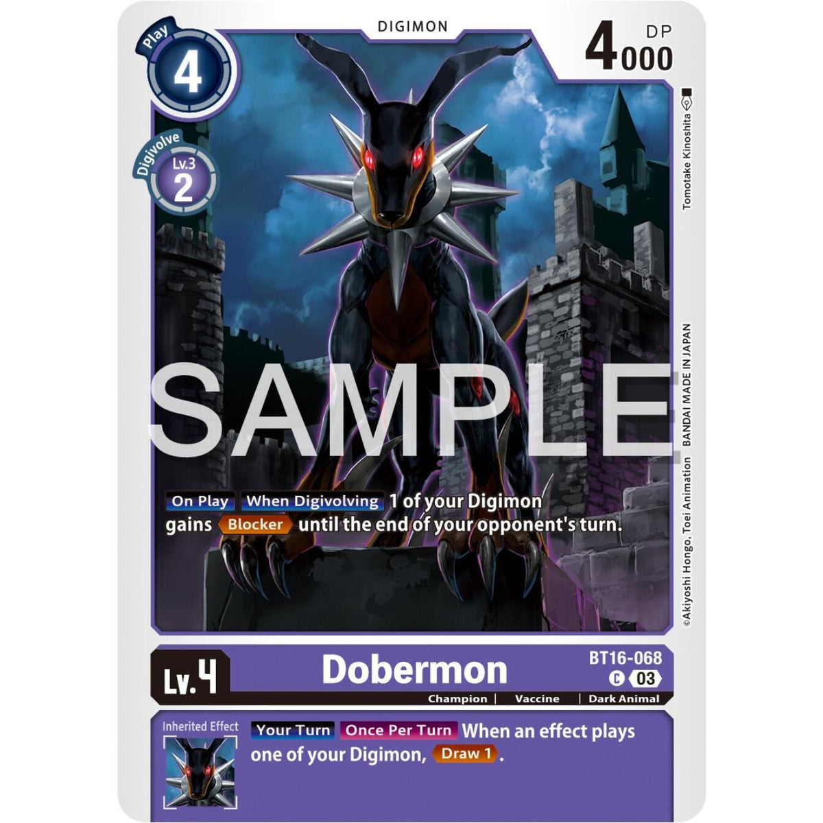 Image for Dobermon (BT16-068 C) (BT16) - Digimon Card Game