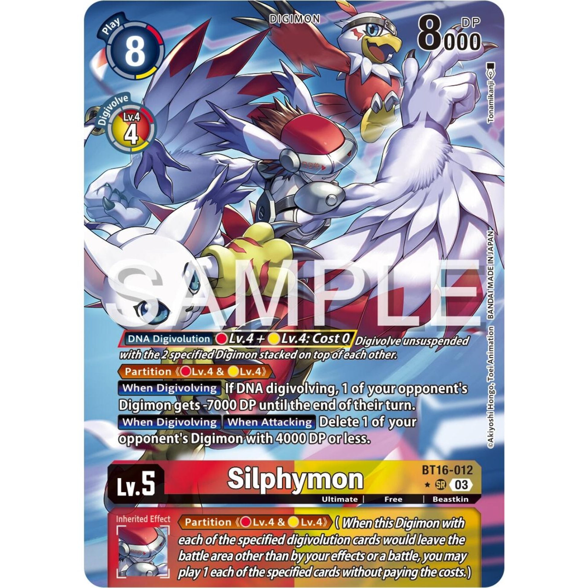 Image for Silphymon (Alternate Art) (BT16-012 SR) (BT16) - Digimon Card Game