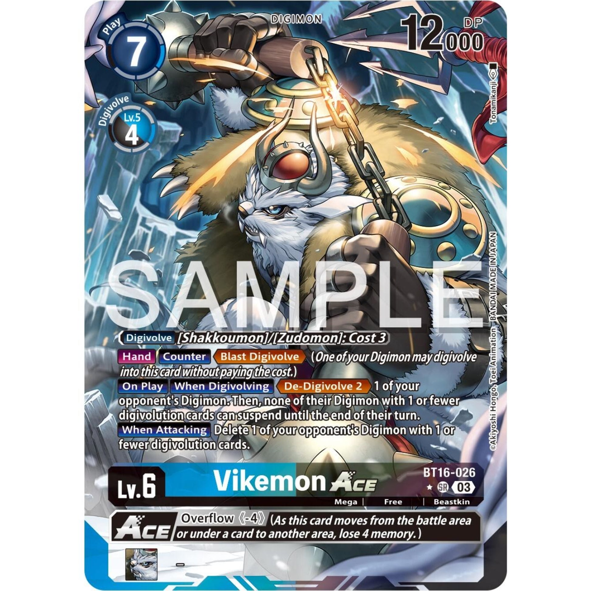 Image for Vikemon ACE (Alternate Art) (BT16-026 SR) (BT16) - Digimon Card Game