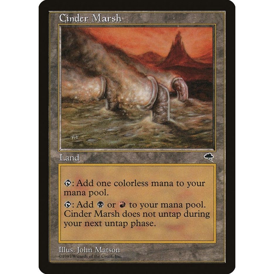 Image for Cinder Marsh (317) (TMP) - Magic: The Gathering