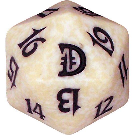 Image for Deckmasters: Garfield vs. Finkel Spindown Die - White - Life Counters