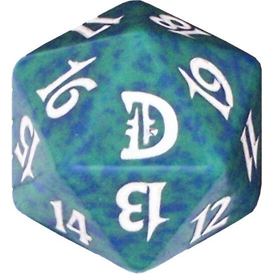 Image for Deckmasters: Garfield vs. Finkel Spindown Die - Green - Life Counters
