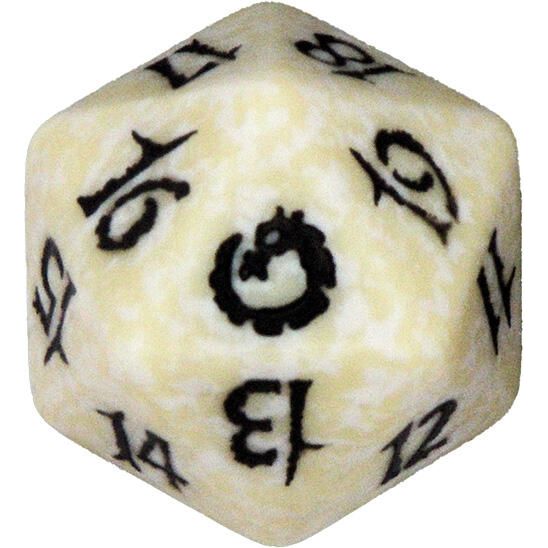 Image for Torment Spindown Die - White - Life Counters