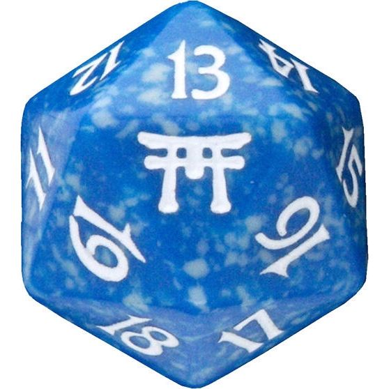 Image for Champions of Kamigawa Spindown Die - Blue - Life Counters