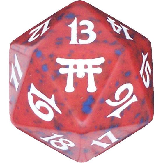 Image for Champions of Kamigawa Spindown Die - Red - Life Counters
