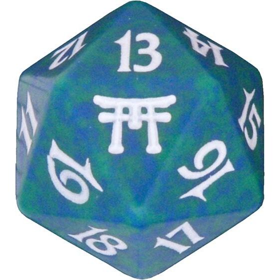 Image for Champions of Kamigawa Spindown Die - Green - Life Counters