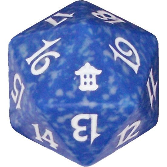 Image for Saviors of Kamigawa Spindown Die - Blue - Life Counters
