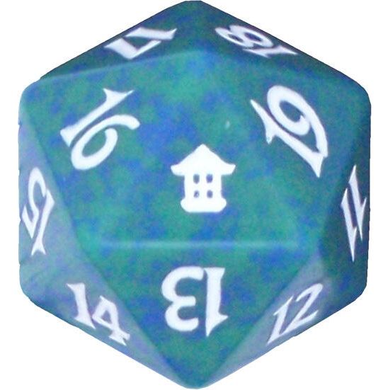 Image for Saviors of Kamigawa Spindown Die - Green - Life Counters