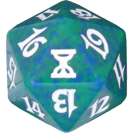 Image for Time Spiral Spindown Die - Green - Life Counters