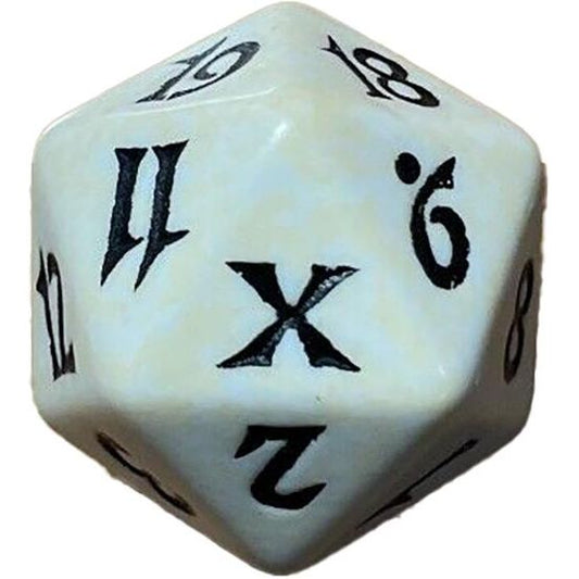 Image for 10th Edition Spindown Die - White - Life Counters