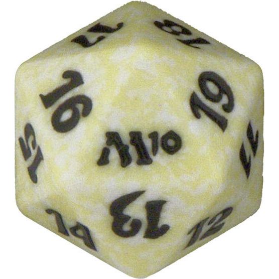 Image for Magic 2010 (M10) Spindown Die - White - Life Counters