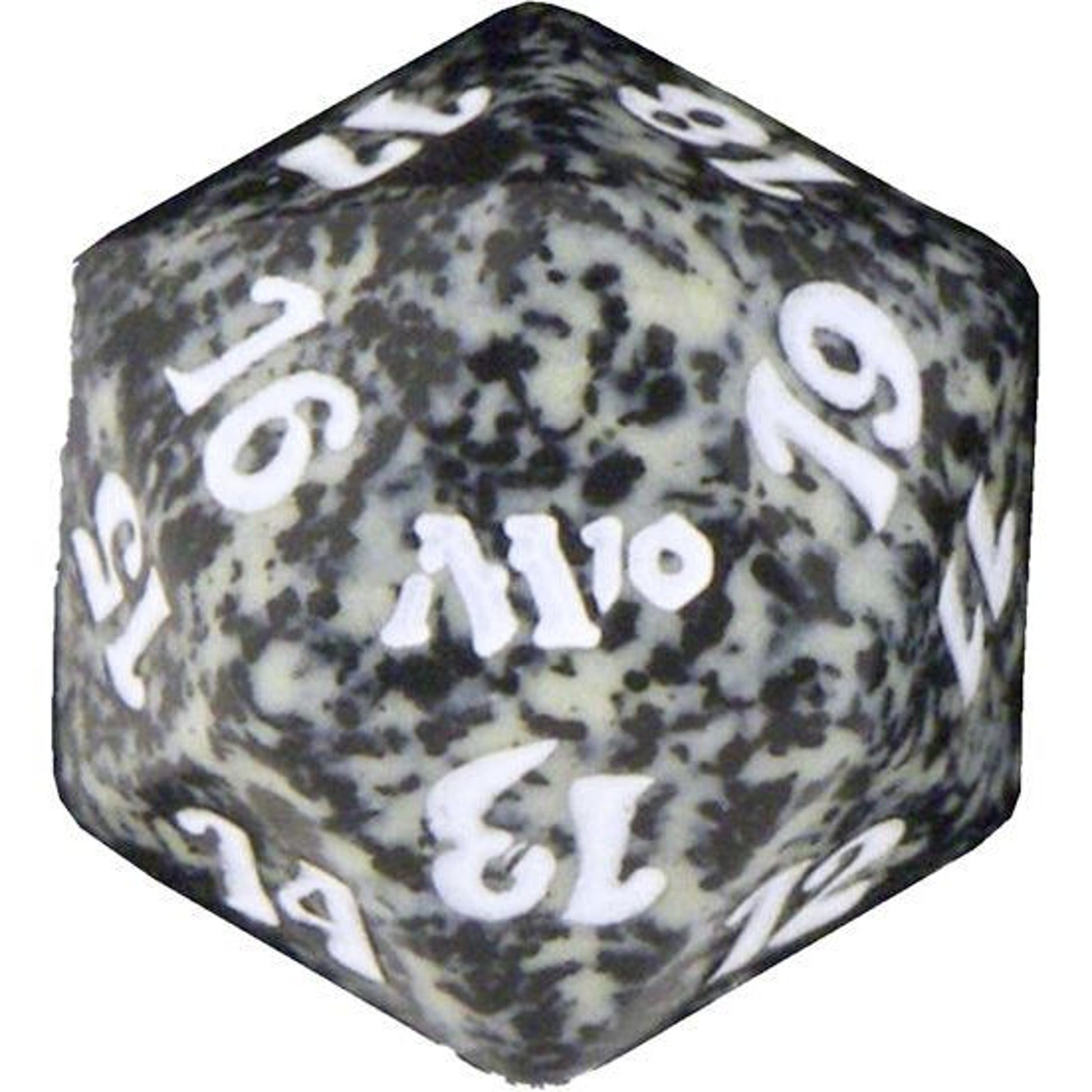 Image for Magic 2010 (M10) Spindown Die - Black - Life Counters