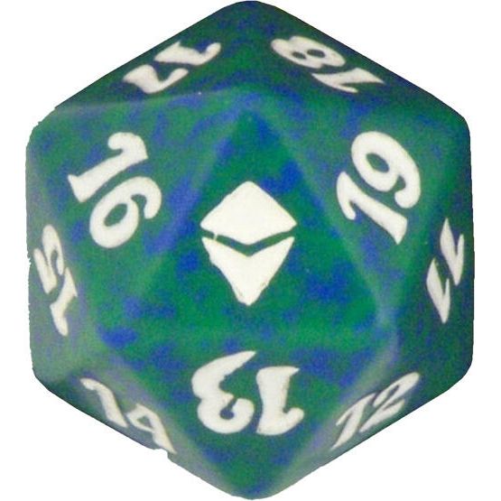 Image for Zendikar Spindown Die - Green - Life Counters