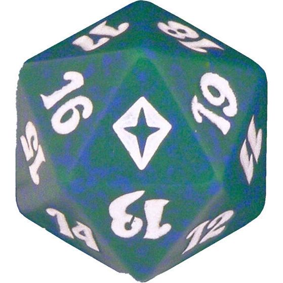 Image for Worldwake Spindown Die - Green - Life Counters