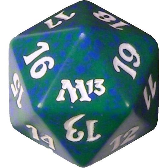Image for Magic 2013 (M13) Spindown Die - Green - Life Counters