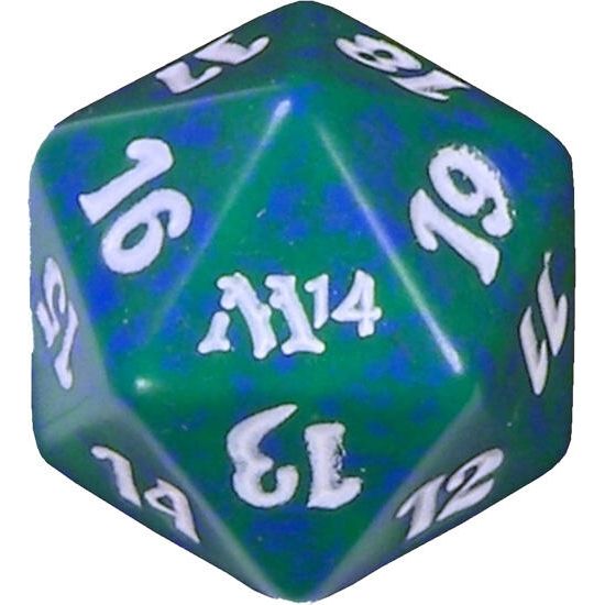 Image for Magic 2014 (M14) Spindown Die - Green - Life Counters