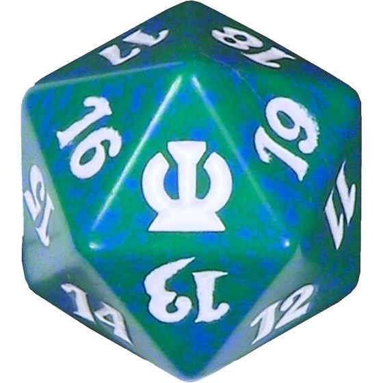 Image for Theros Spindown Die - Green - Life Counters