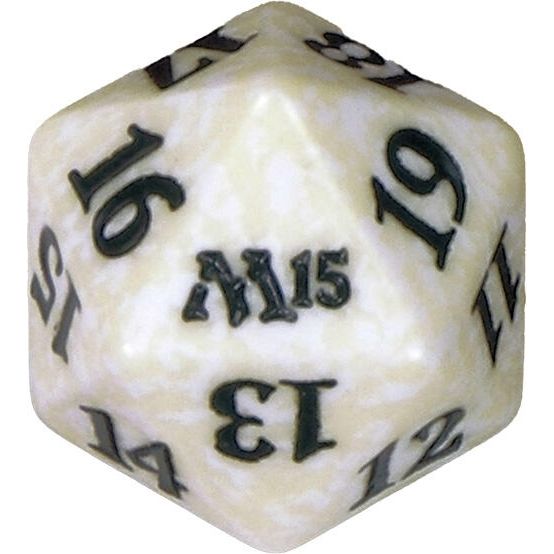 Image for Magic 2015 (M15) Spindown Die - White - Life Counters
