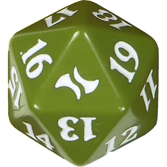 Image for Fate Reforged Spindown Die - Green - Life Counters