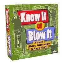 Image for Know It or Blow It - Boardgames